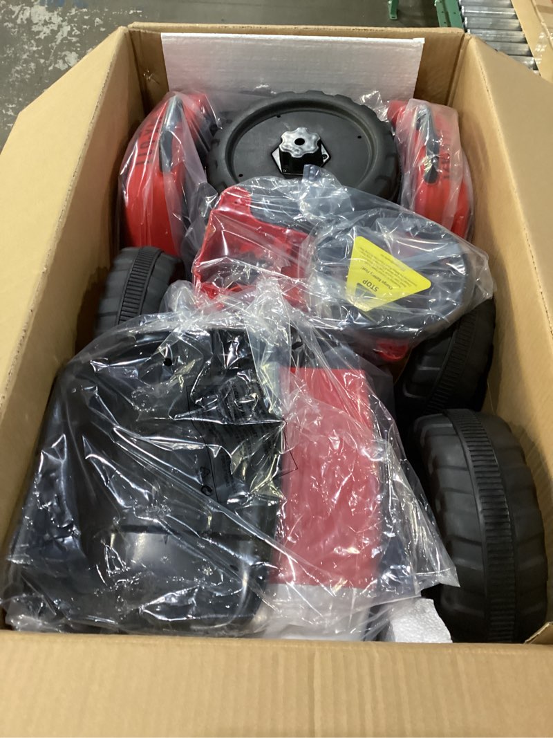 kids ride on tractor,12v battery powered electric tractor with trailer, 7-led headlights, 2+1 gear s