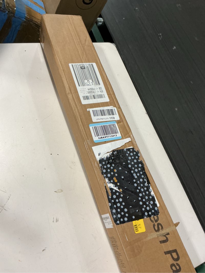 Condition photo showing New/Like New for miumoon 71 inch retractable baby gates 42 inch tall, retractable gate with reinforced strip design to prevent crawling through, 6 ft retractable dog gate for stairs, doorways, hallways, indoor/outdoor white 42" tall x 71" wide