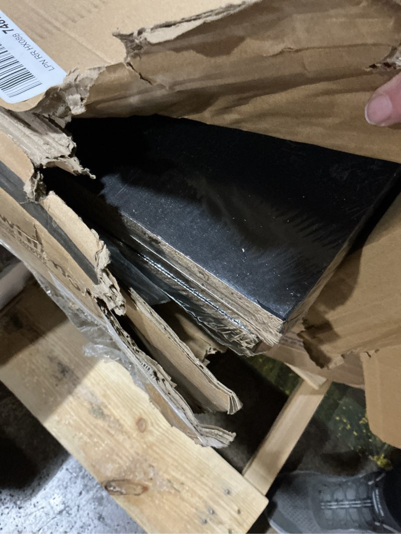 Condition photo showing As Is for Whitmor 12 Cube Bookcase, 4 Tier Stackable MDF Bookself, Open Storage Display Organizer, Storage Cab