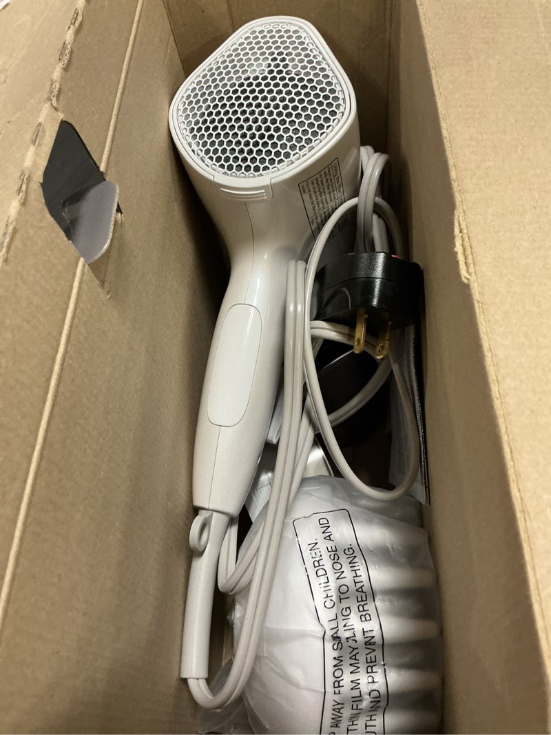 Condition photo showing Good Condition for panasonic nanoe salon hair dryer with oscillating quickdry nozzle, blow dryer with diffuser and concentrator attachments, 3 speed heat settings for easy styling and healthy hair - eh-na67-w (white)