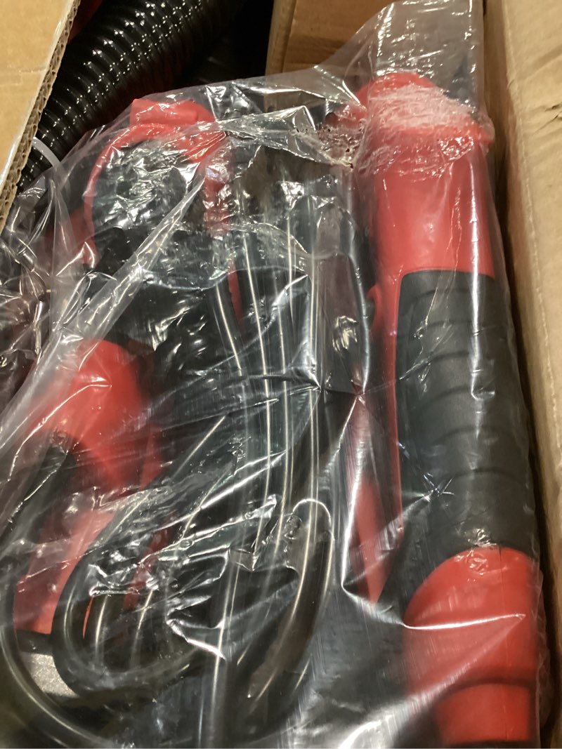 Condition photo showing Good Condition for Drywall Sander, 2025 Upgraded 8-Amp Popcorn Ceiling Removal Tool with 7 Variable Speed 800-1800RPM, Drywall Sander with Vacuum Dust Collector with Extendable Handle, LED Light, 12pcs Sanding Discs,Red