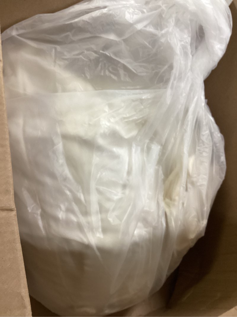 Condition photo showing As Is for LOFE Organic Buckwheat Pillow for Sleeping with Organic Cotton Pillowcase - 20''x26'' Adjustable Pillow, Breathable for Cool Sleep, Cervical Support for Back and Side Sleeper(Tartary Buckwheat Hulls) 20x26 Off White(pure)