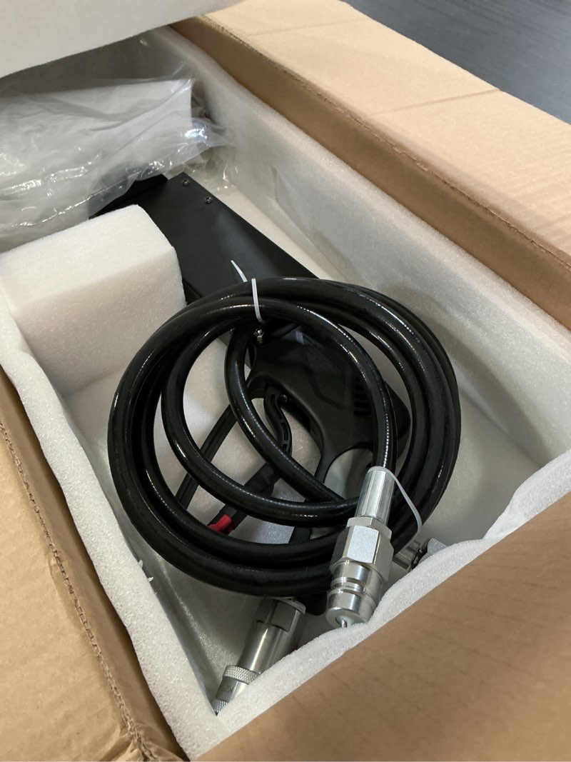 Condition photo showing Good Condition for co2 cannon gun dj,handheld co2 jet blasterwith rgb led lights for party,with 3m hose for christmas,nightclub,wedding,party,dj halloween. color changing light