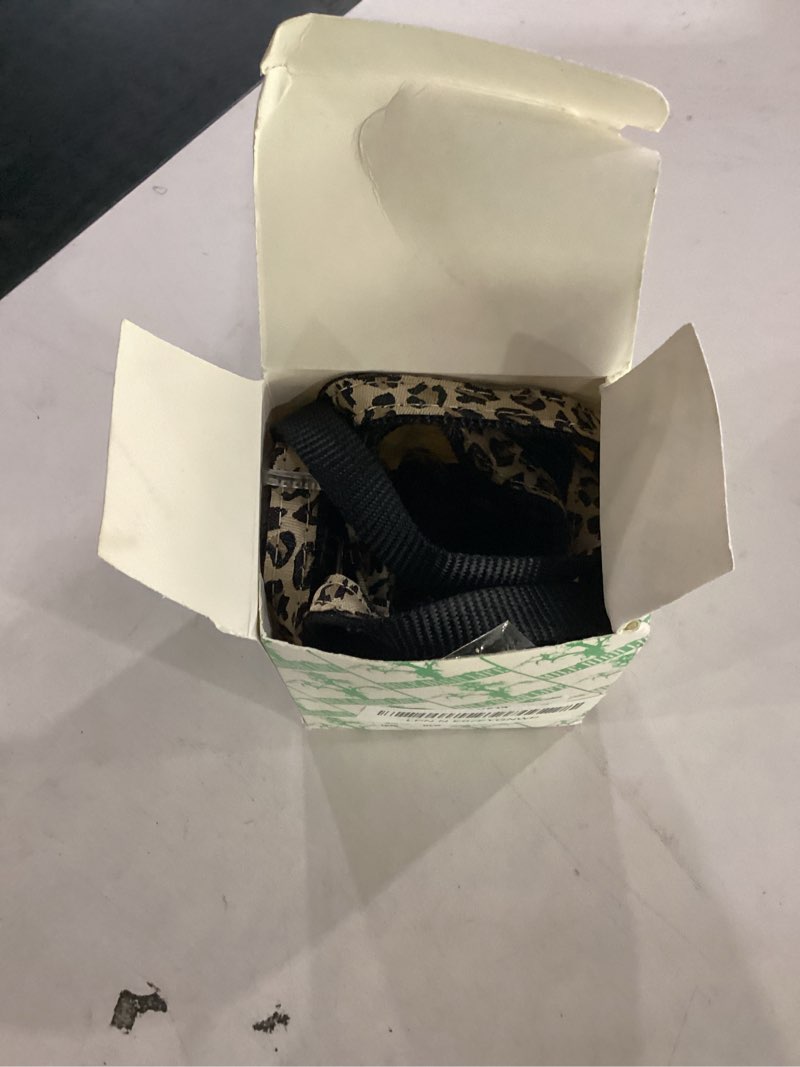 Condition photo showing Good Condition for mile high life leopard dog harness collar leash set, adjustable no pull dog halter harness for small breed dogs, easy control for training walking (black, xs chest 9"-15", neck 8"-12") x-small neck 8"-12" black
