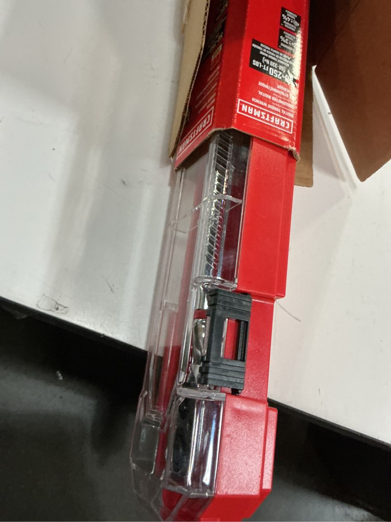 Condition photo showing Good Condition for craftsman digital torque wrench, sae, 1/2-inch, 50-250 ft-lb, (cmmt99436)