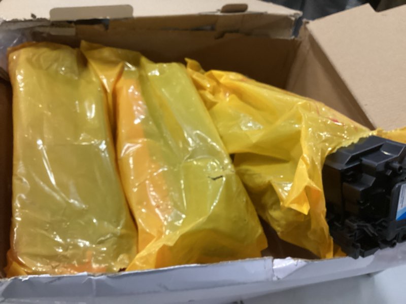 Condition photo showing As Is for LD Products Remanufactured Replacement for HP 507X & 507A Toner Cartridge Set CE400A CE400X CE401A CE402A CE403A for HP LaserJet 500 Color M551 M575 Printer (Black, Cyan, Magenta, Yellow, 4-Pack)