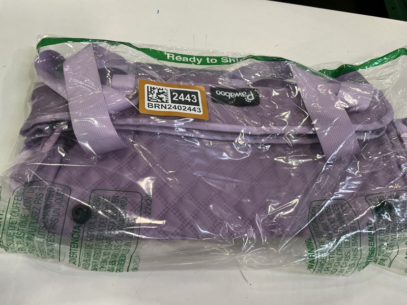 Condition photo showing New/Like New for Pawaboo Dog Purse Carrier for Small Dogs with Pocket, Lightweight Dogs and Puppies Tote Bag Carrier, Dog Carriers Soft Sided for Puppy Cat Rabbit, Shopping Travel Puppy Carriers Under 11 LBS, Purple