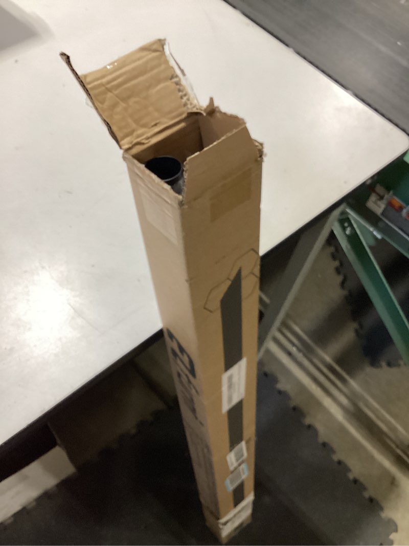 Condition photo showing New/Like New for Tension Curtain Rod by EZFurni,42-123 Inches,Heavy Duty Tension Rods for Windows,No Drilling Adjustable Curtain Rod for Patio,Hold Up Blackout Curtains and Non Slip,Black Black 42-123 inch 1Set