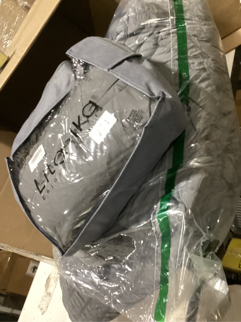 Condition photo showing Good Condition for (dark grey) litanika king size comforter set, 3 pieces lightweight solid comforter king size, all season fluffy down alternative comforter bed set quilt blanket, sage green, king sage green kinga