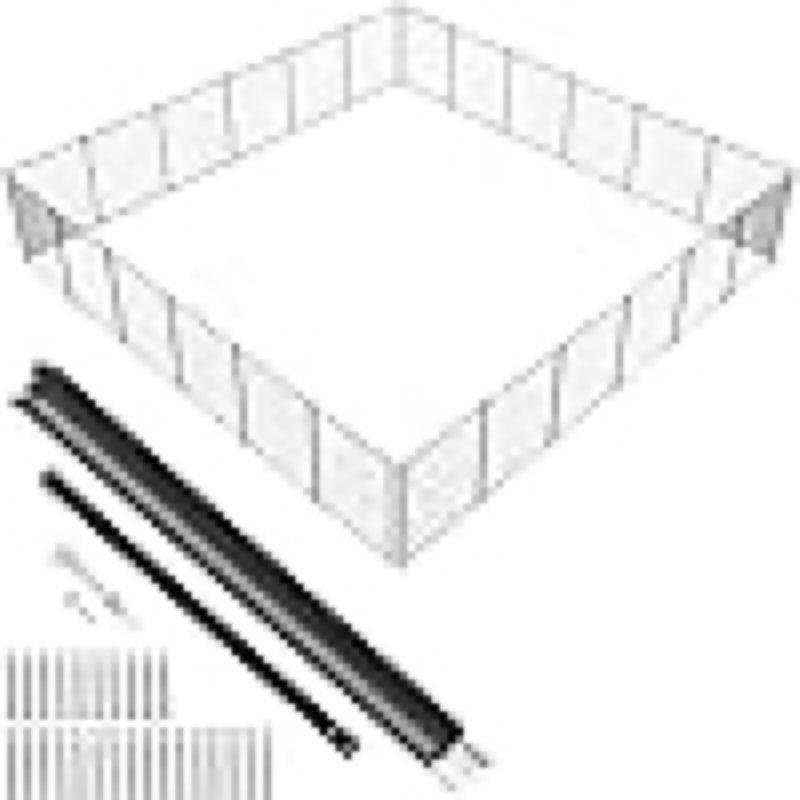 vevor pool fence, 4 x 72 ft pool fences for inground pools, removable safety pool fencing, easy diy installation swimming pool fence, 340gms teslin pvc pool fence mesh protects kids and pets
