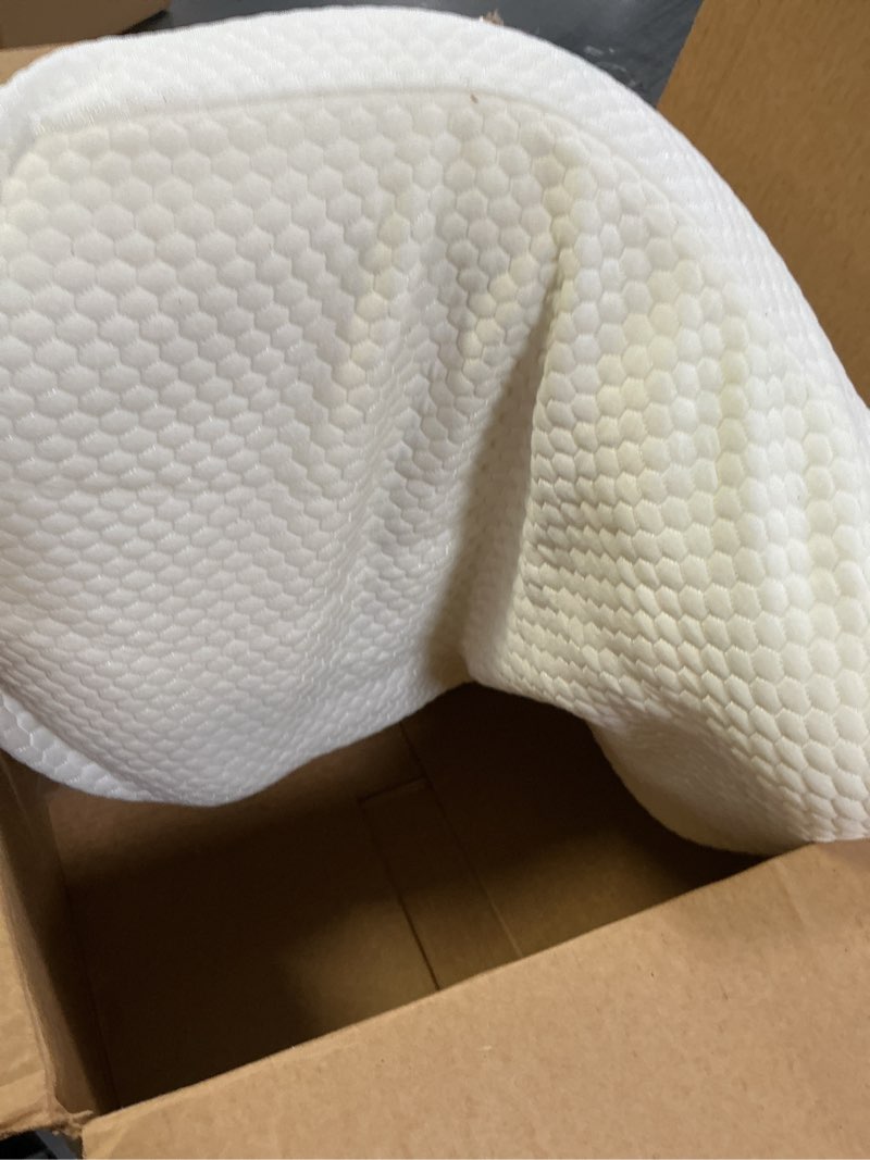 Condition photo showing Good Condition for Cooling Memory Foam Bed Pillow Adaptive Pillows for Neck Pain Relief Medium Firm Pillow for Side Back and Stomach Sleepers Keep Pressure Relief to Deep Sleep Set 2 White-standard(pack of 2)