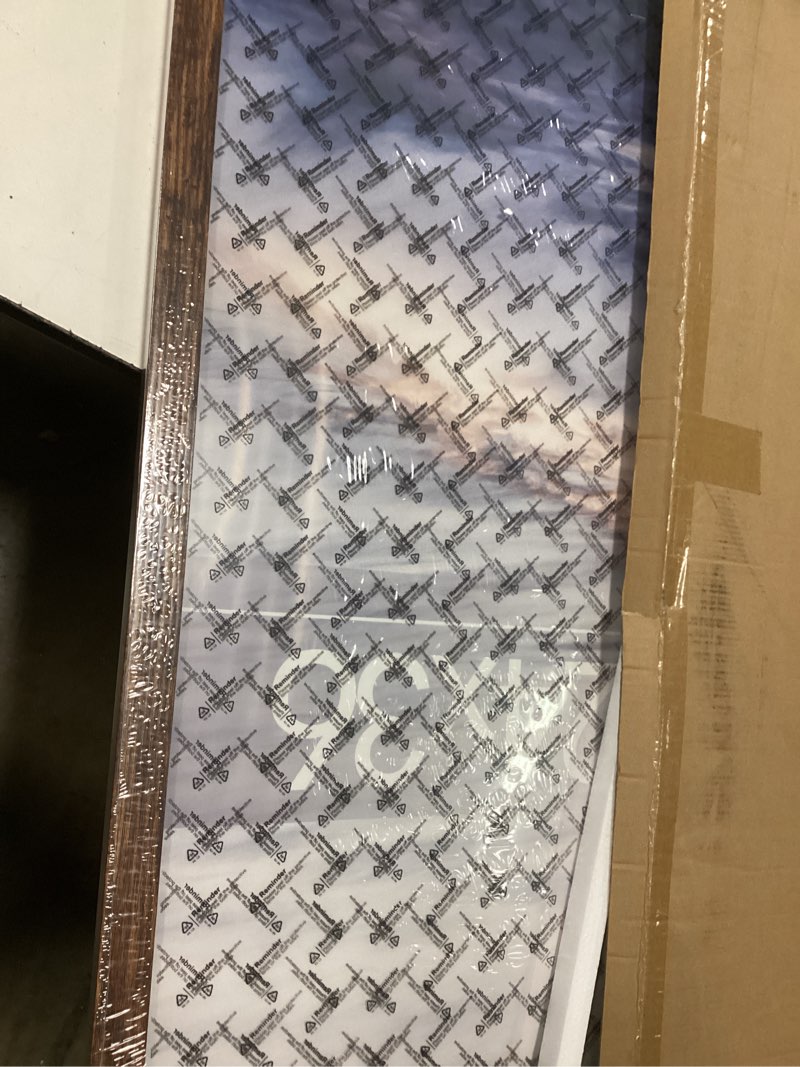 Condition photo showing Good Condition for 24x36 poster frame brown, poster frames 24 x 36 inches or 24x36 picture frames with hd plexiglass durable and scratch-proof for horizontal or vertical wall mounting, 1 pack brown 24x36