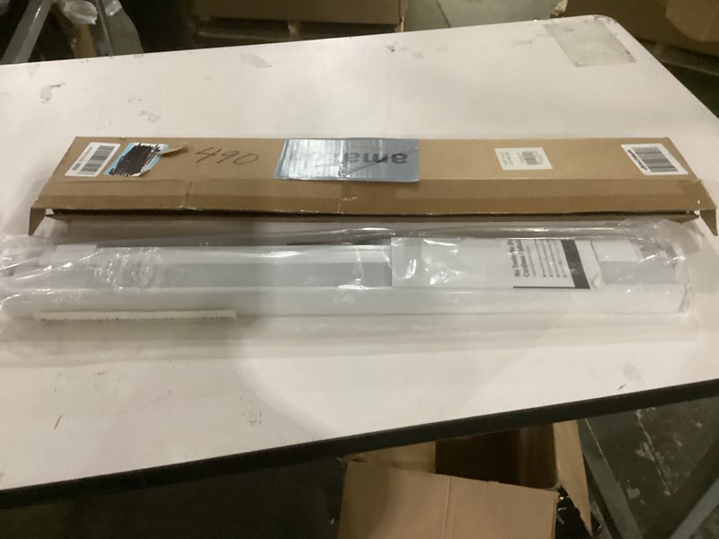 Condition photo showing Good Condition for lazblinds cordless cellular shades, no tools no drill blackout honeycomb shades pleated blinds for windows, 27'' w x 48'' h, silver white blackout-silver white 27'' w x 48'' h