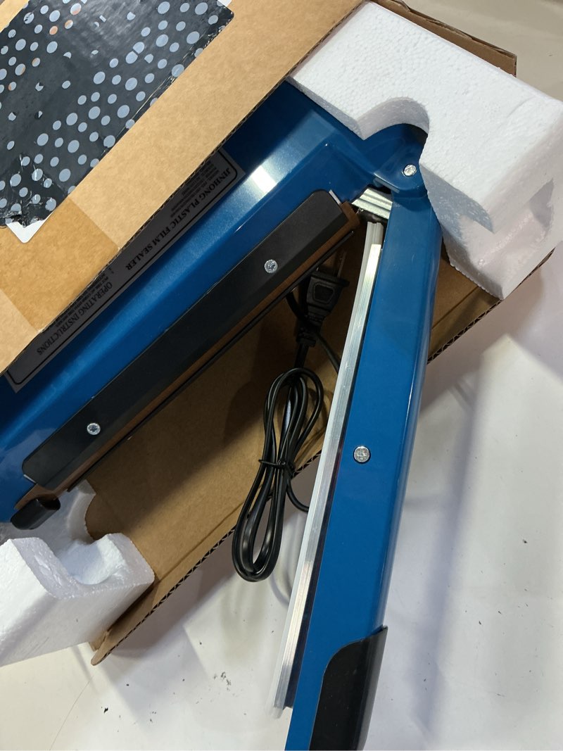 Condition photo showing Good Condition for impulse heat sealer poly bag heat sealer sealing machine heat seal closer for plastic bags pe pp bags with extra repair kit (8 inch)