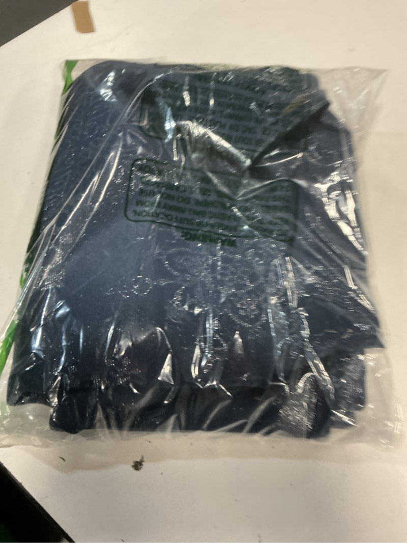 Condition photo showing New/Like New for Rectangle Fancy Metallic Sparkling Snowflake Christmas Fabric Table Cloth red Hunter Gold Navy White Silver No-Iron Soil Resistant Woven Holiday Table Cover(Navy Silver/60x104Inch) 104" x 60" (Rectangular) Navy Silver