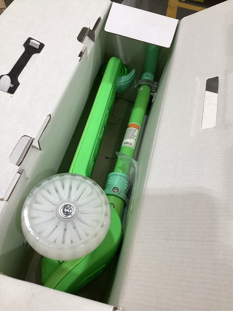 Condition photo showing Good Condition for Jetson Scooters - Jupiter Mini 3 Wheel Kick Scooter, Blue, Foldable, Lightweight, Portable Bloom Green