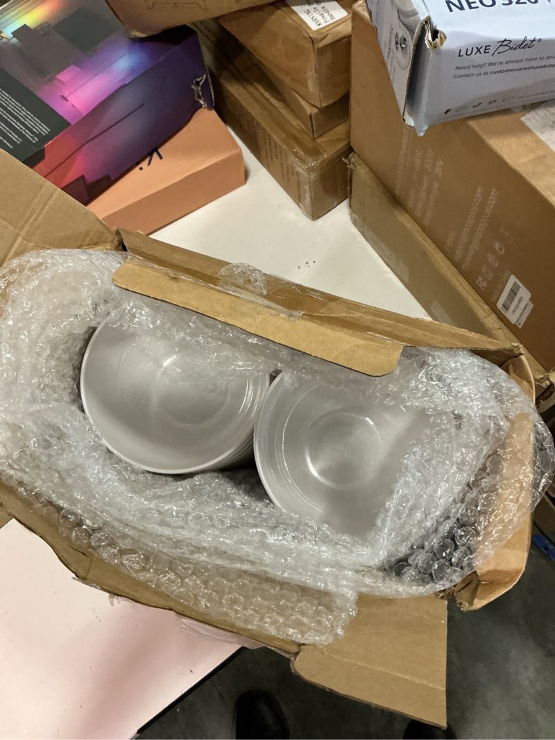 Condition photo showing New/Like New for tioncy 36 pcs bowls set unbreakable dessert soup salad bowls for pasta cereal soup dishwasher safe (15 oz,white) 15 oz white 36