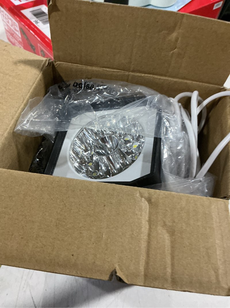 Condition photo showing As Is for hart rechargeable led area spotlight, pivoting light head, magnetic base, carry handle, 600 lumens
