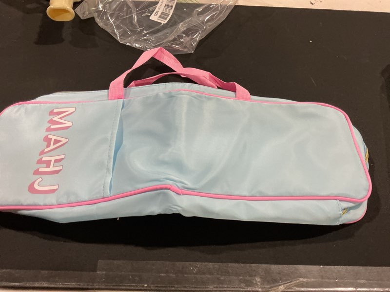 Condition photo showing Good Condition for Mahjong Rack Storage Bag, 21 x 6.5 x 2 Inches Mahjong Bags for Tiles and Racks Empty, Mah Jong Tile Bags with Zipper for Tiles and Pushers Rack, Gift for Women/Men(COLOR:pink)