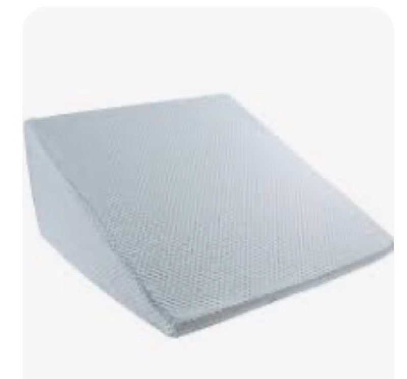 Bedluxe grey wedge cushion