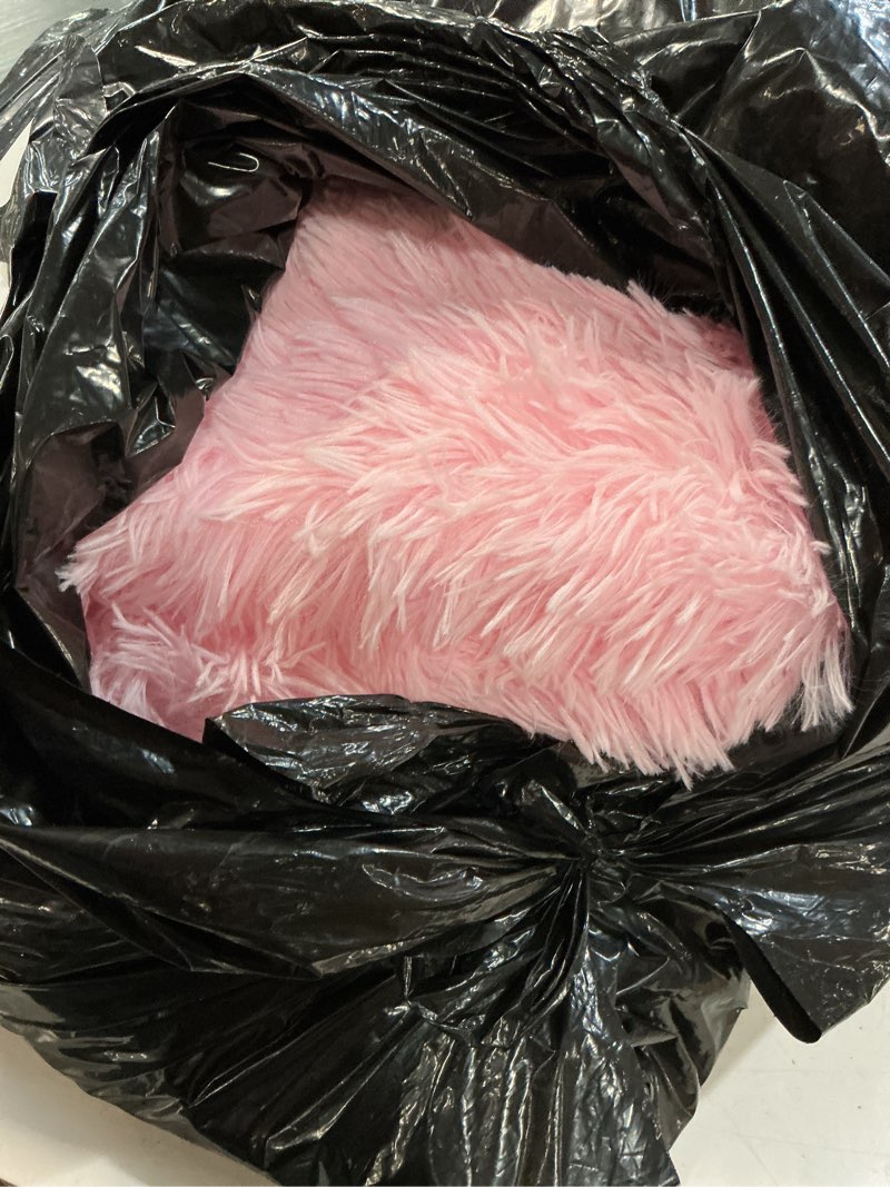 Condition photo showing Good Condition for 8x10 fluffy area rugs for living room,shag area rug for bedroom,soft pink fuzzy rug non-shedding indoor plush carpet for kids bedroom nursery home decor pink 8' x 10' (rectangular)