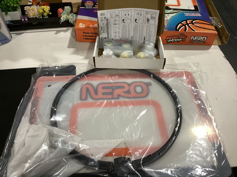 Condition photo showing As Is for (ball not included) nero sport ninja silent basketball- soft foam indoor hoop play | soundless ball for quiet dribbling and indoor training size 3 ball