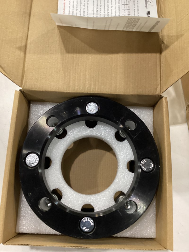 Condition photo showing New/Like New for GAsupply 4×156 Wheel Spacers 12x1.5 Studs, 1 inch 25mm 4 Lug 4/156 Black ATV Wheel Spacer Adapters 131mm Hub Bore, 4 Pcs 1 inch Black