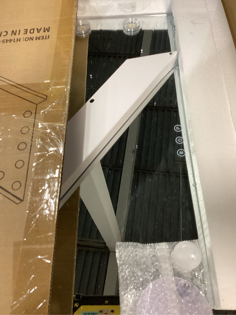 Condition photo showing Good Condition for gvnkvn vanity mirror with lights lighted makeup mirror with 15 dimmable led bulbs,3 color lighting modes,usb charging port touch control,sturdy metal frame design 24x18 inch,white 15 bulbs white 18.2"l x 22.8"w