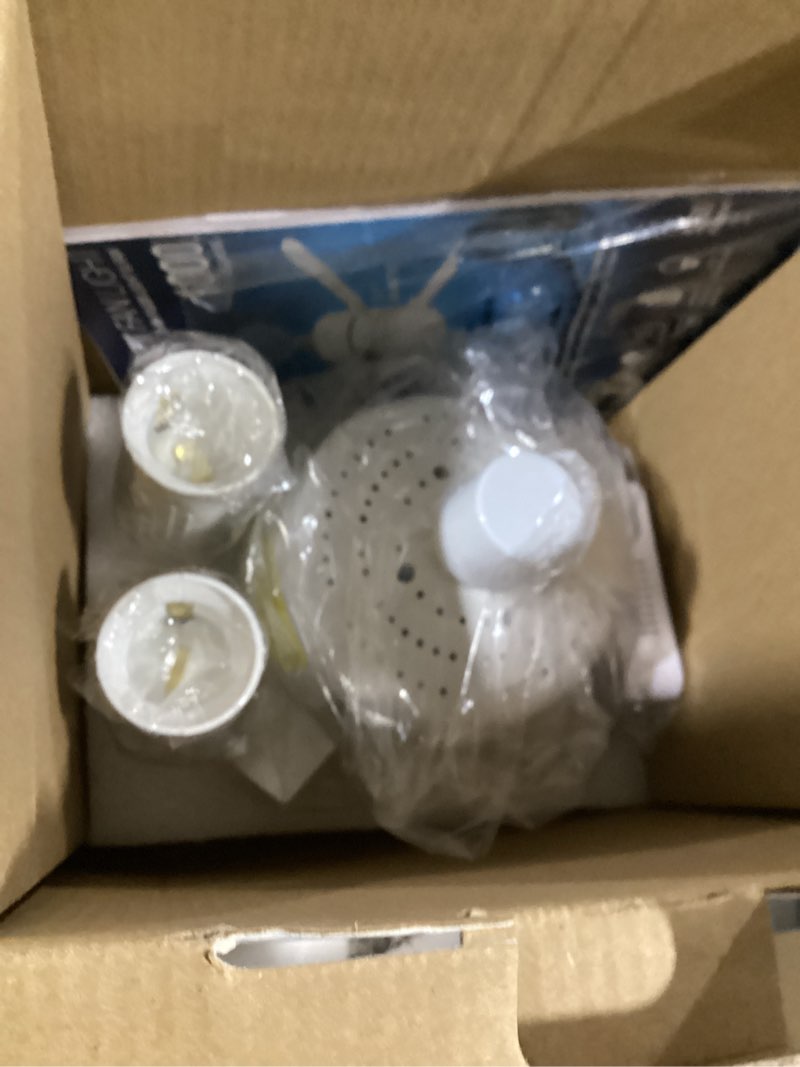 Condition photo showing Good Condition for bell & howell 6 in. matte white led indoor socket fanlight
