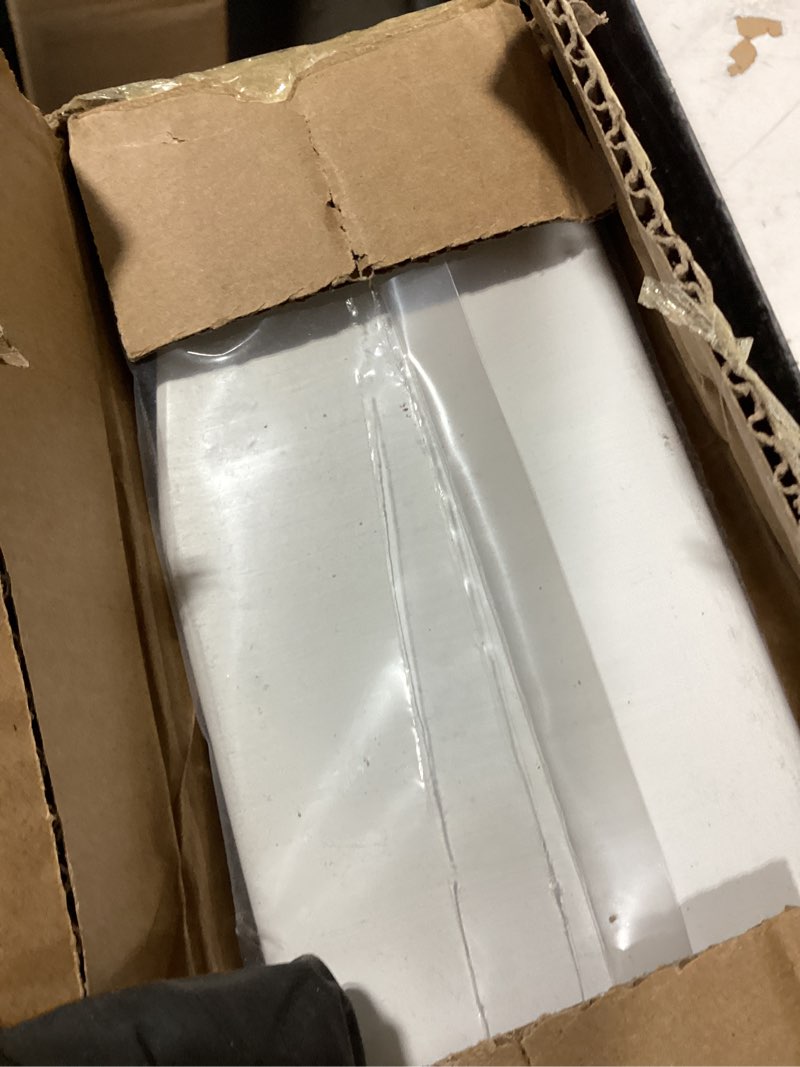 Condition photo showing Good Condition for 6ft steel easy slip-on baseboard heater cover with end caps for bathroom & hydronic system for replacing old cover, white cover 6ft?with end caps?