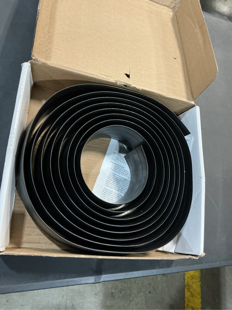 Condition photo showing Good Condition for garage door threshold seal, black 16 ft pvc, made in usa | bottom floor strip - blocks dust, drafts, & water - rated to 6000 lb vehicle weight - oil & gas resistant - epoxy included 16 feet