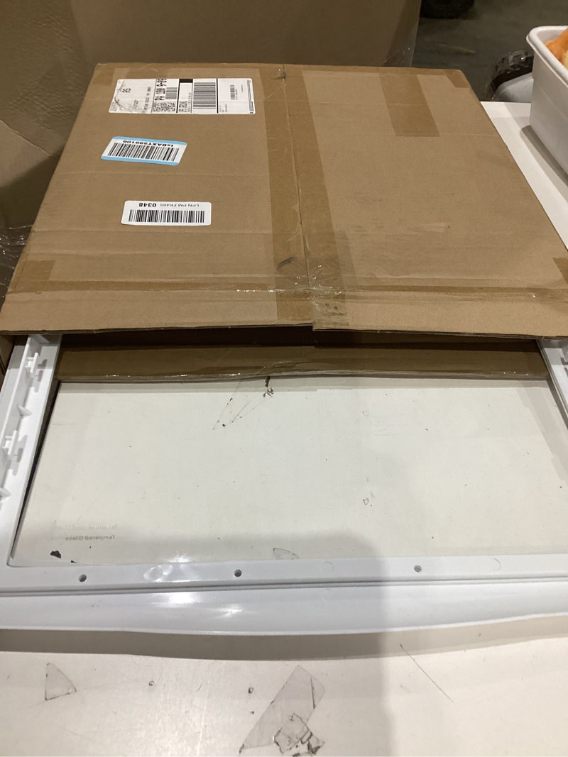 Condition photo showing Good Condition for MONST W10276348, WPW10276348, W10276344, 2309524, 2312014 Glass Shelf Compatible with Whirlpool, Kenmore, maytag, Amana, Crosley, etc, Refrigerator (Some Models), Part Number : AP6018411, PS11751713