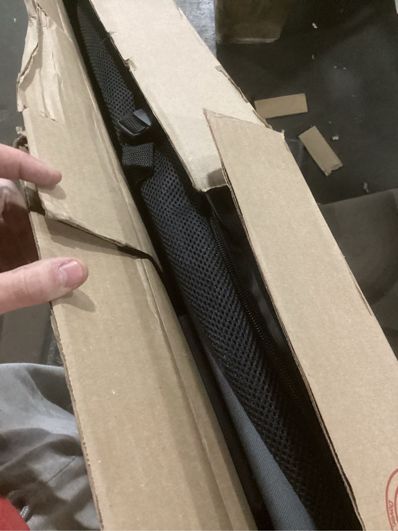 Condition photo showing Good Condition for feandrea collapsible dog crate, 42-inch portable dog travel crate for large dogs, oxford fabric pet carrier with 4 mesh doors, handles, storage pocket, water bottle holder, ink black updc021b01 xxl?42"l x 28"w x 28"h)