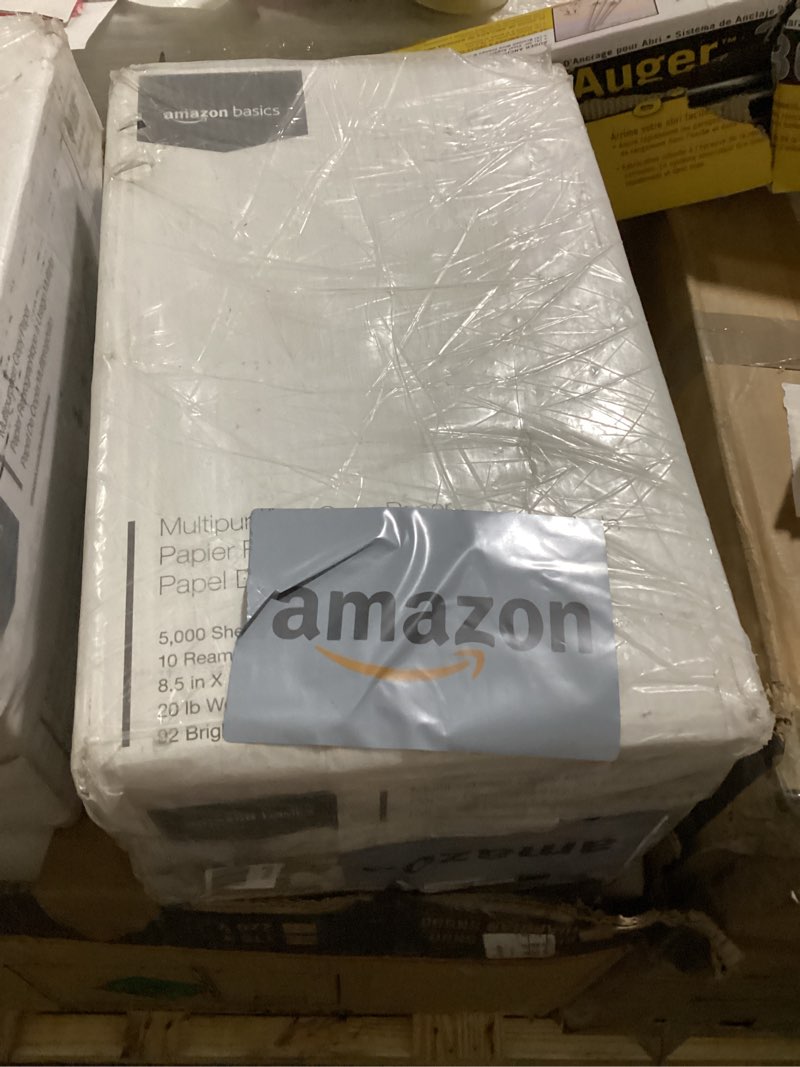 Condition photo showing Good Condition for Amazon Basics Multipurpose Copy Printer Paper, 8.5" x 11", 20 lb, 10 Reams, 5000 Sheets, 92 Bright, White
