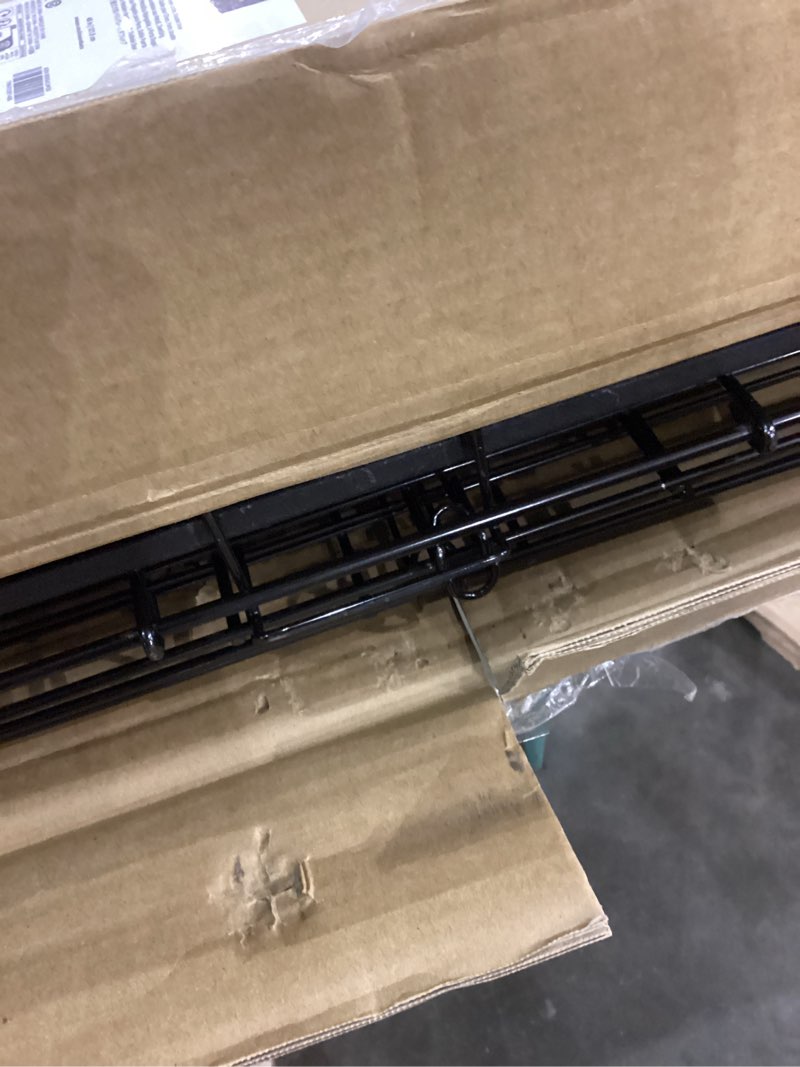 Condition photo showing As Is for Amazon Basics Durable, Foldable Metal Wire Dog Crate with Tray, Double Door, 48 x 30 x 32.5 in, Blac