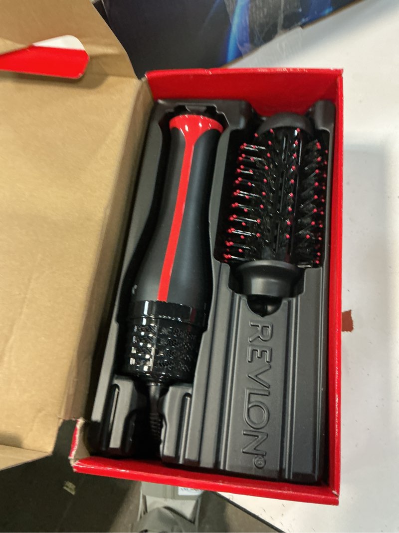 Condition photo showing Good Condition for revlon one-step volumizer plus hair dryer and hot air brush - black