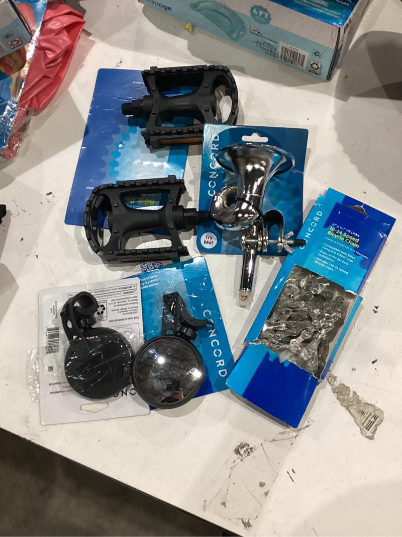 Condition photo showing As Is for assorted bicycle parts