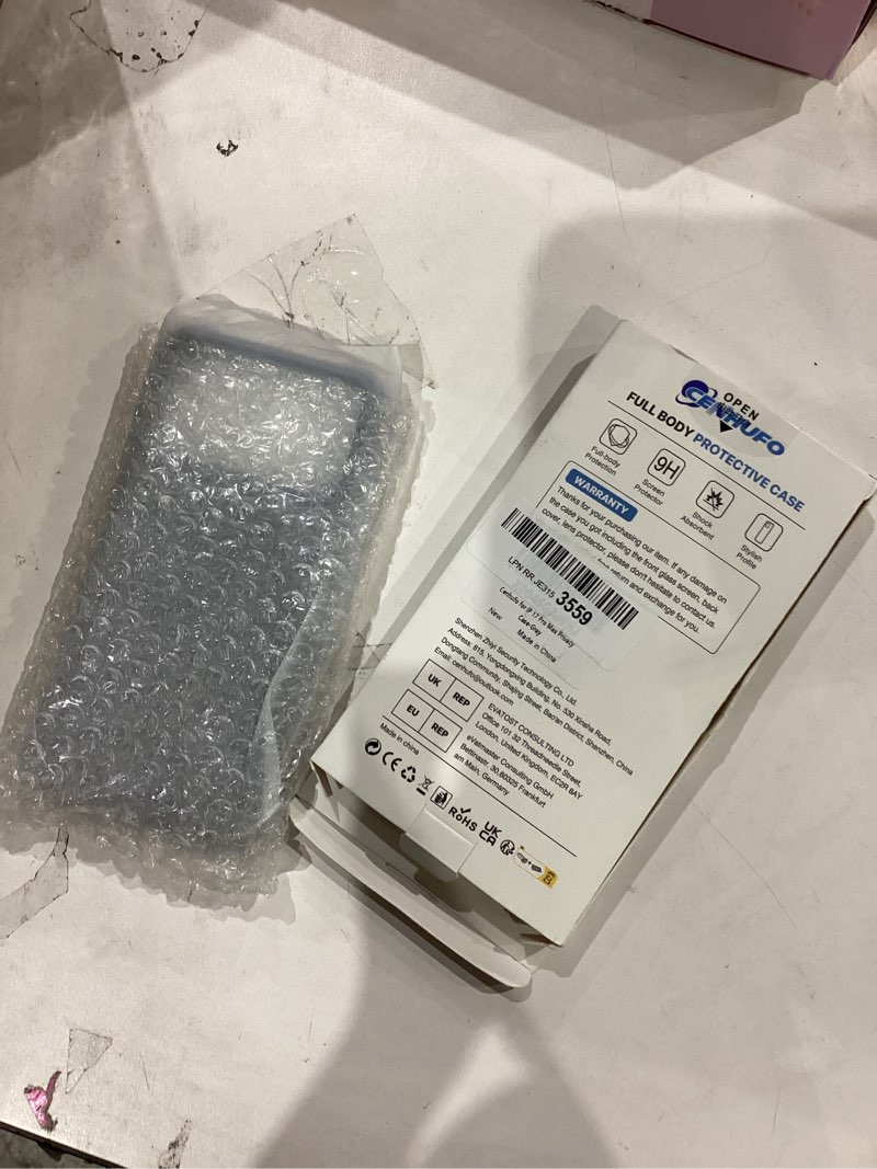 Condition photo showing Good Condition for CENHUFO Magnetic Privacy for iPhone 17 Pro Max Case [Compatible with Magsafe] Full Body Phone Case Built-in 9H Tempered Glass Privacy Screen Protector, Camera Protection Shockproof Cover - Grey iPhone 17 Pro Max Grey