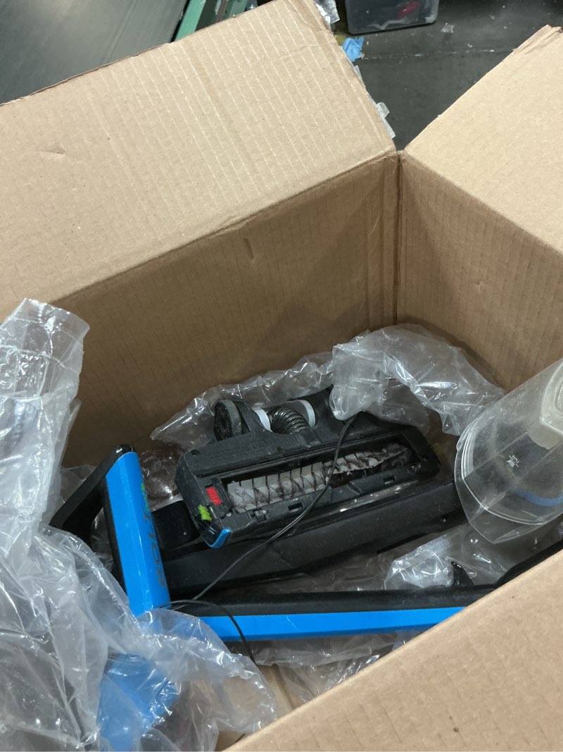 Condition photo showing As Is for Bissell, 3061 Featherweight Cordless Stick Vacuum, Self-Standing, Electric Blue, Black