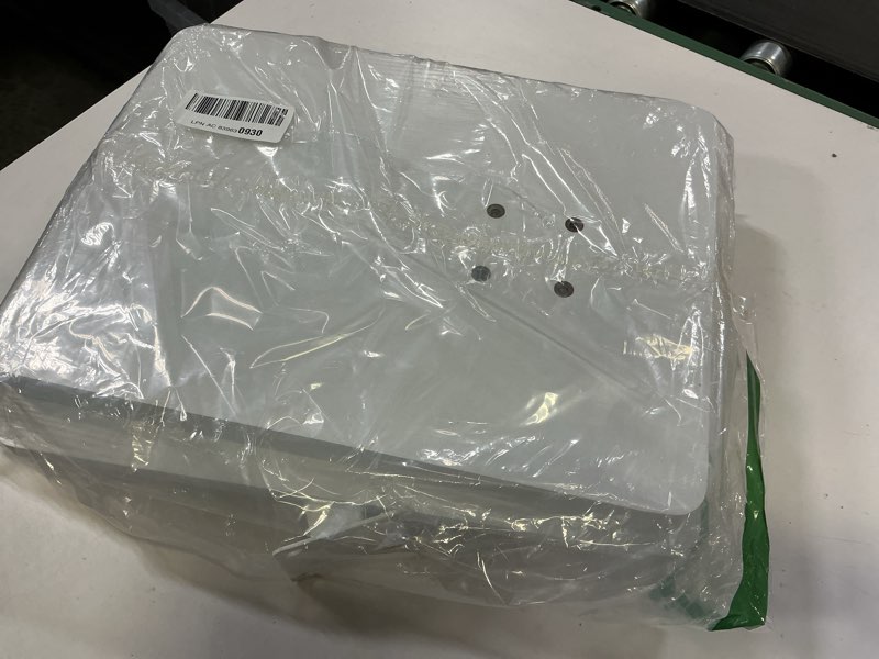 Condition photo showing Good Condition for YYW Adjustable C-Shaped End Table with Removable Wheels & Convertible Base - 360° Swivel Height-Adjustable (17.7"-31.5") Sofa/Bedside Table, Minimalist Solid Colors for Modern Spaces (White) Rectangular White