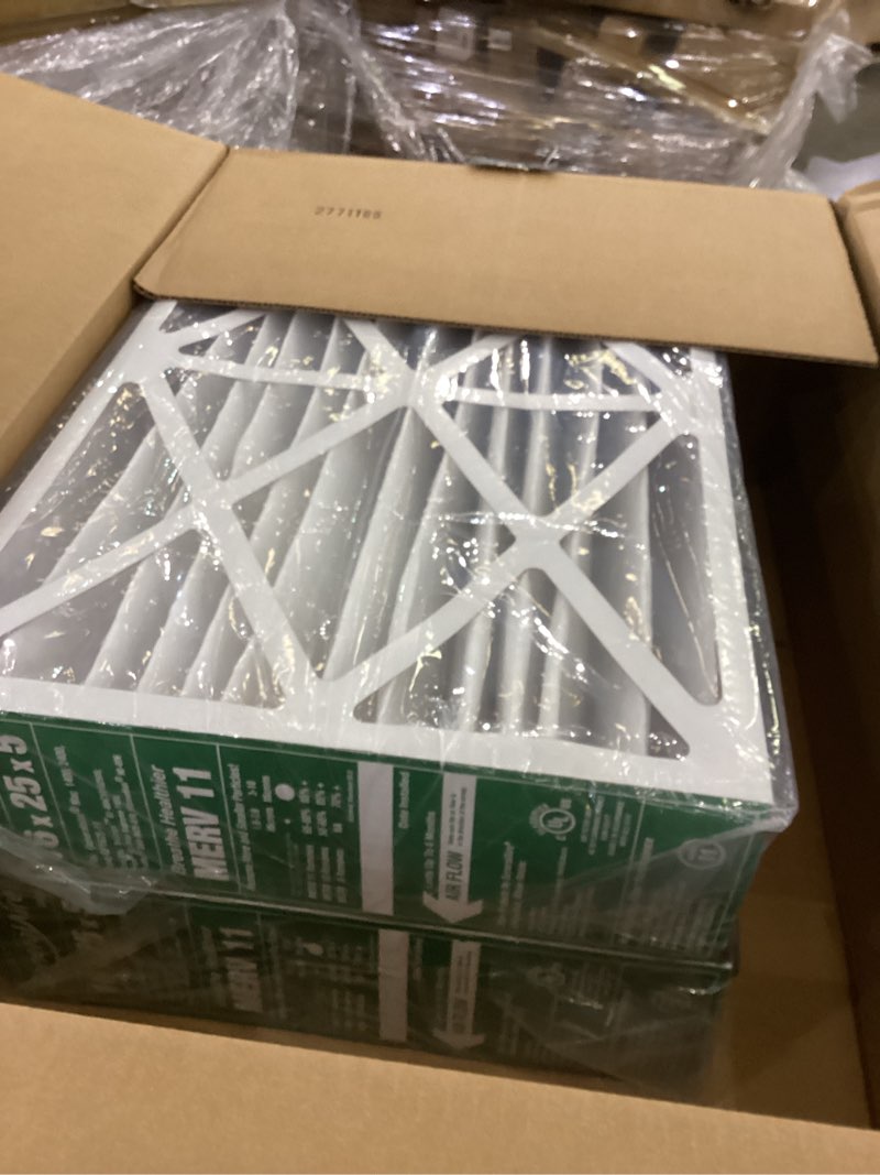 Condition photo showing New/Like New for Generalaire 4541 Furnace Filter | Actual Size 15 5/8" x 24 1/4" x 4 15/16" (16x25x5) | MERV 11 | with Foam Strips | Pack of 5