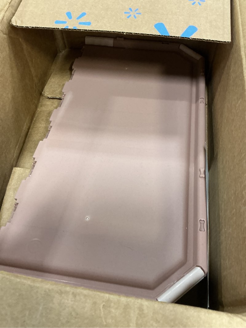 Condition photo showing Good Condition for OUT! PetCare Pee Pad Holder Tray, Puppy Pads, Dog Pee Pad Tray, Puppy Essentials, Raised Edges, Portable, Dog Training, Housebreaking Essentials, Cleaning Supplies, Floor Protection, 21x21