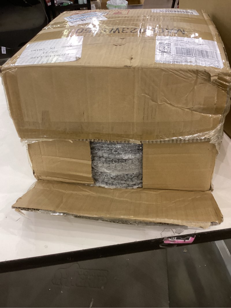 Condition photo showing New/Like New for MAONAME 13" Antique White Charger Plates Set of 50, Embossed Plate Chargers Bulk, Round Charger for Dinner Plates, Plastic Table Chargers for Wedding Decor