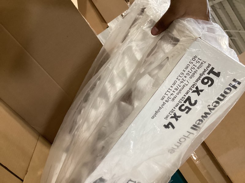 Condition photo showing As Is for honeywell fc100a1029 16 x 25 x 4 media air filter (merv 11)