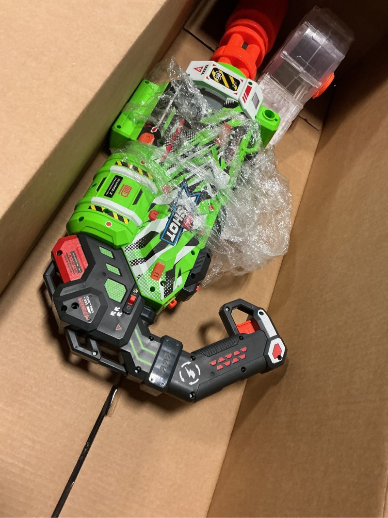 Condition photo showing Good Condition for XSHOT Hyper Gel Glow Motorized Gatling Blaster with 10,000 Gel Pellets by ZURU, Motorized Gel Blaster Outdoor Toy for Boys and Girls, Teens and Adults Aged 14+