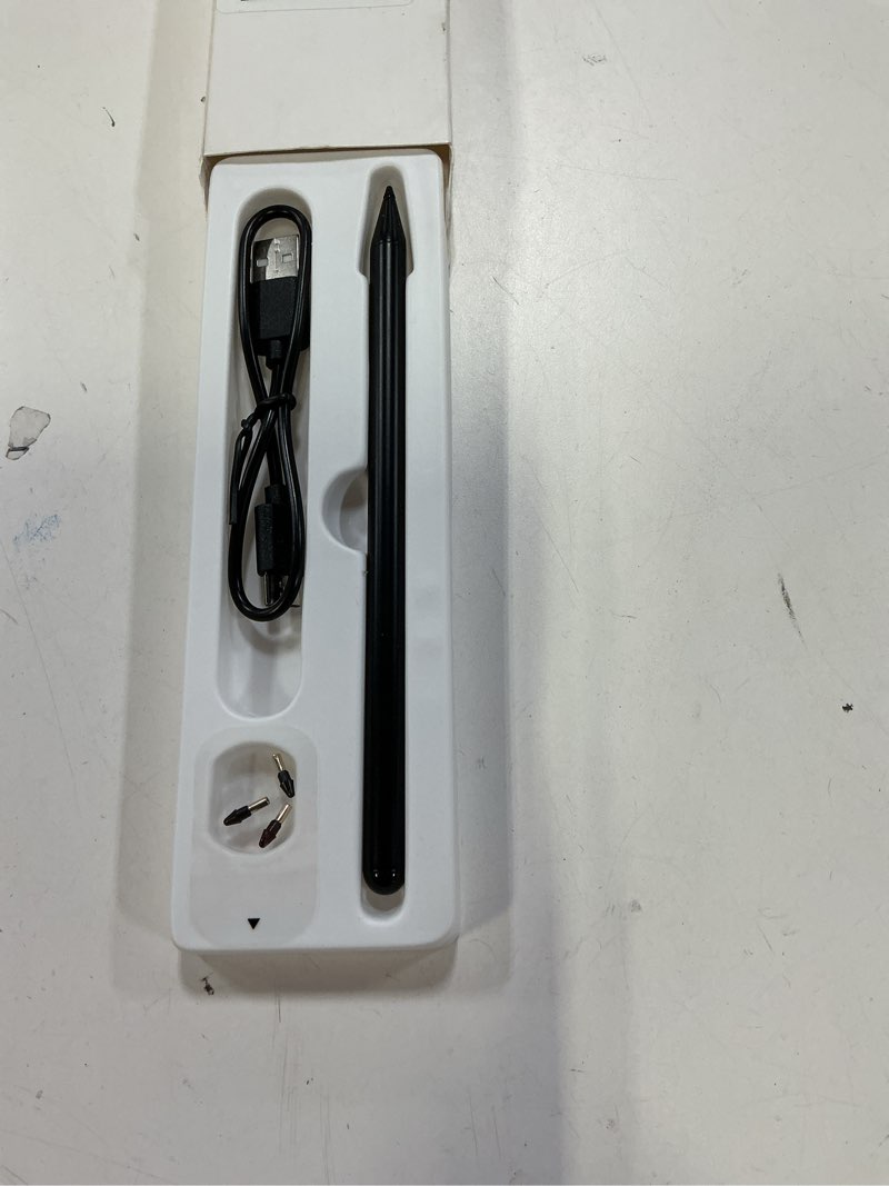 Condition photo showing New/Like New for Stylus Pen 2X Fast Charge Active Pencil Compatible with 2018-2025 Apple iPad Pro 11"/12.9"/M4, iPad Air 3/4/5/M2/M3, iPad 6-11, iPad mini 5/6 Gen-Black