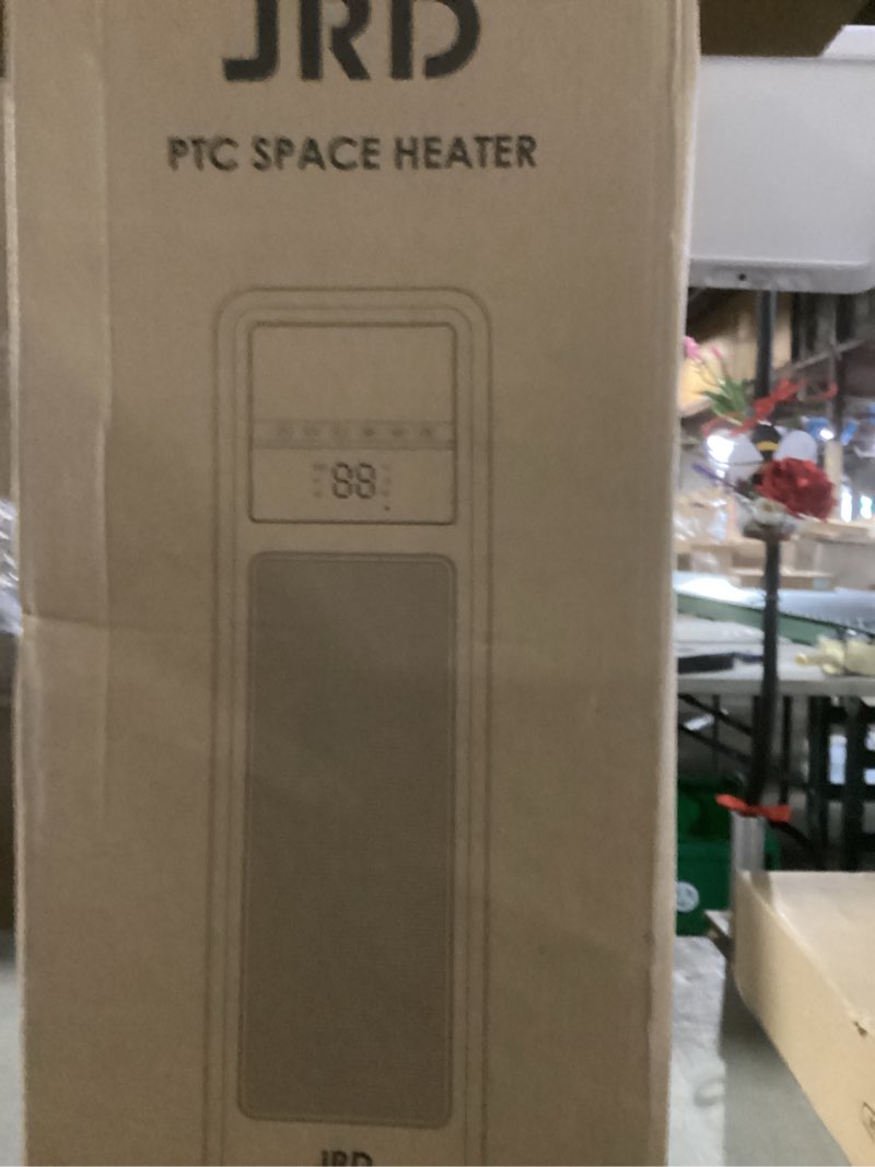 Condition photo showing Good Condition for 1500w ptc quiet space heater with remote control, 15.8“ portable electric heaters for indoor use, 75°oscillation ceramic heater for office, 24h timer, 5 modes, fast safe quiet room heater for bedroom basic 15.8 inch heater - standard model