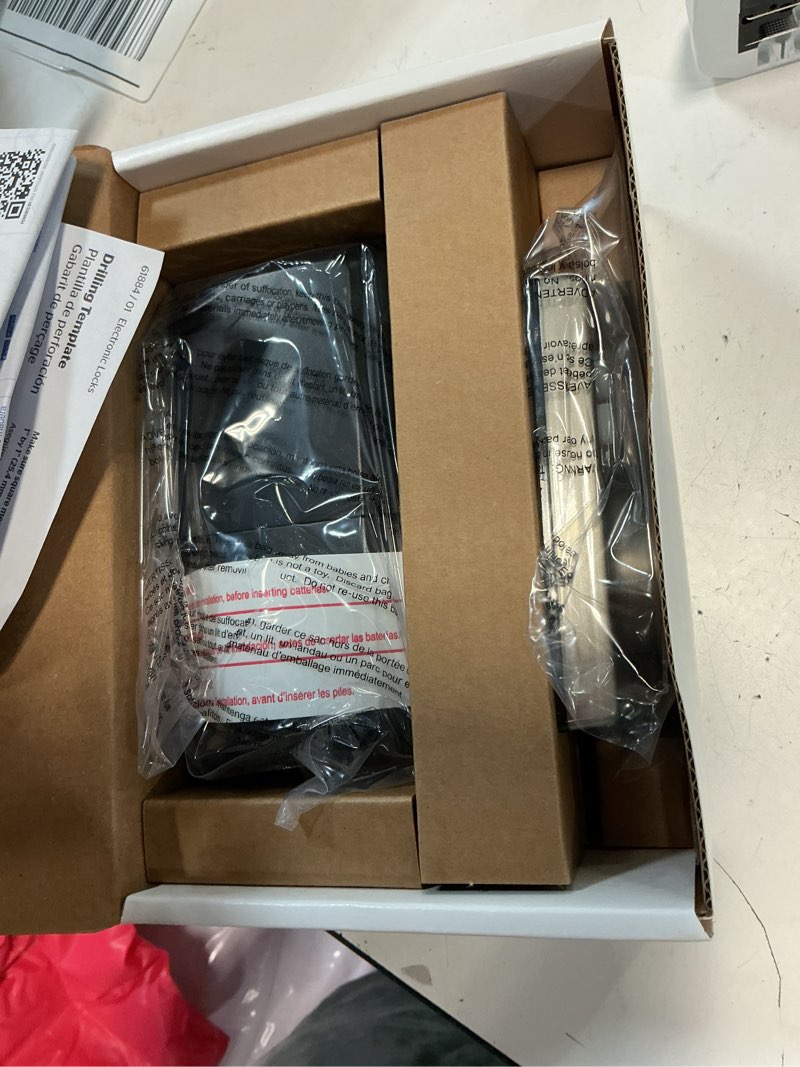 Condition photo showing Good Condition for powerbolt 240 5-button keypad satin nickel contemporary electronic deadbolt door lock