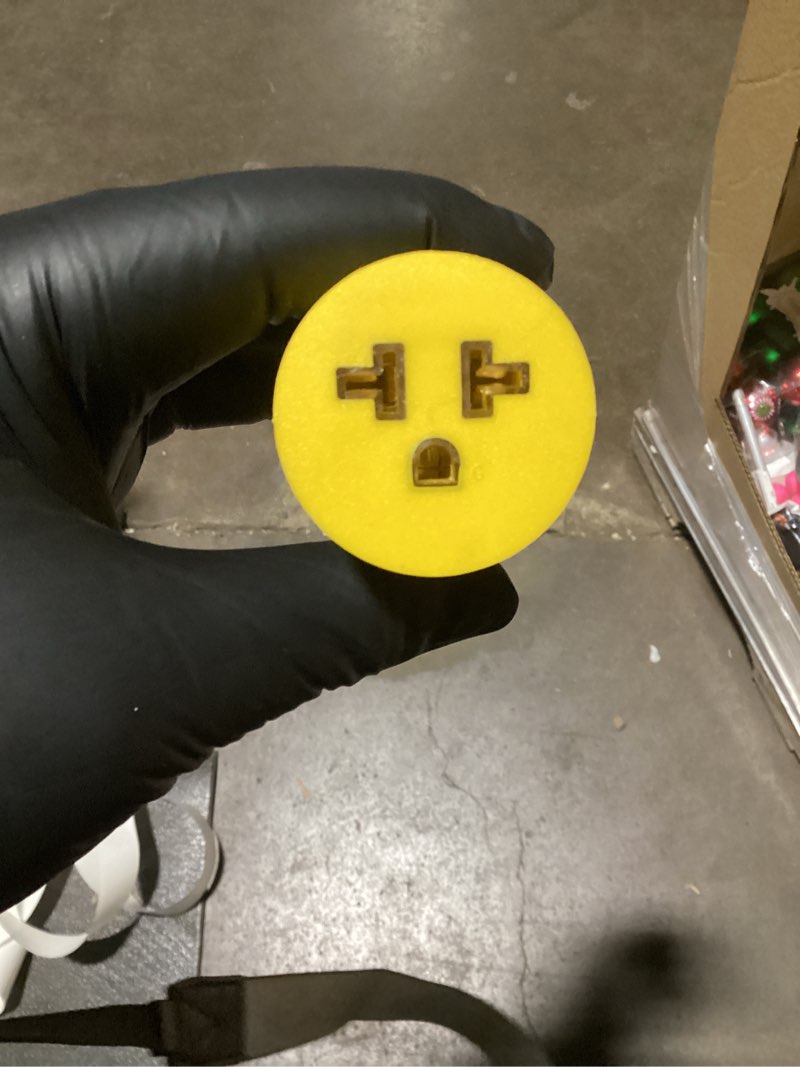 Condition photo showing Good Condition for NEMA L5-30P to 5-15/20R RV Generator Shore Power Adapter, Marine 3 Prong 30 Amp 120V Twist Lock Generator Plug to 3 Prong 15 Amp 20 Amp 120V Household Regular Connector, Generator to Home