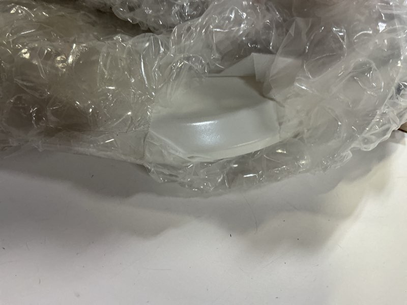 Condition photo showing As Is for Kohler 25883-0 Triko Toilet Seats, Elongated, White